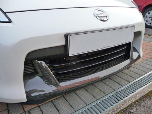 370Z (Z34) Carbon Front Lip (OEM Bumper Stick-On)
